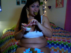 Fat Girl Eating